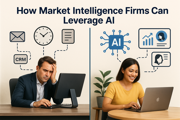 How Market Intelligence Firms Can Leverage AI for Business Development, Knowledge Management and Client Engagement